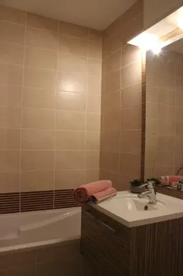 Salle de bains dans l'établissement Résidence Villa d'Ambre