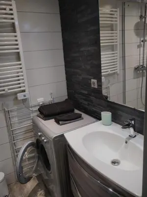 Salle de bains dans l'établissement La Résilience - GERARDMER