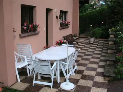 Jardin de l'établissement GITE CHEZ SYLVIE