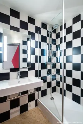 Salle de bains dans l'établissement ibis Styles Bâle-Mulhouse Aéroport