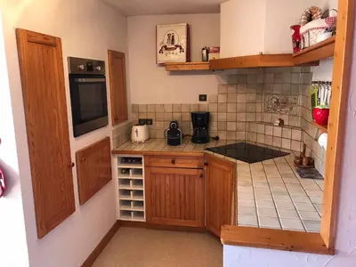 Cuisine ou kitchenette dans l'établissement GITE DES FORGERONS