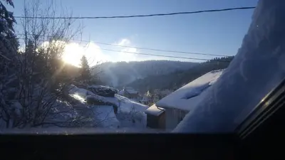 L'établissement Au grenier du lac en hiver