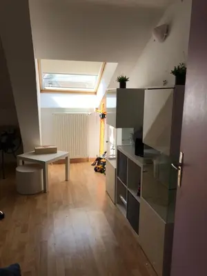 Cuisine ou kitchenette dans l'établissement Résidence de l’ex hôtel des roches