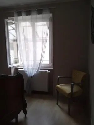 Coin salon dans l'établissement appartement Vintage a l ancienne forge