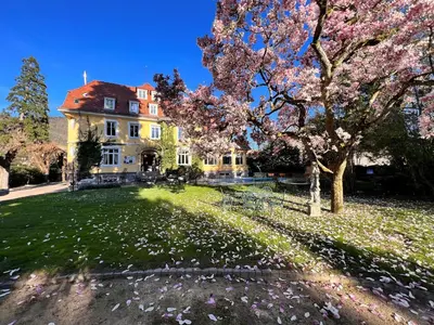 Jardin de l'établissement Hotel Restaurant Du Parc
