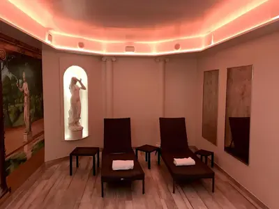 Coin salon dans l'établissement Hotel Restaurant Du Parc