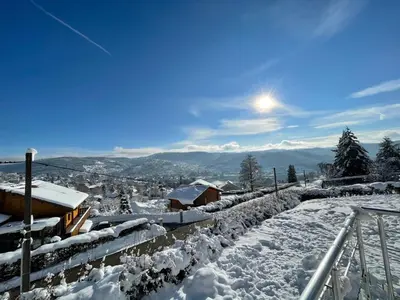 Paysage naturel près de le chalet