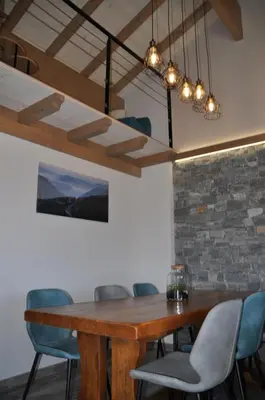Coin salon dans l'établissement le bleu du lac Sauna et Spa