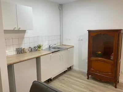 Cuisine ou kitchenette dans l'établissement Cit'Hotel Primo Colmar Centre