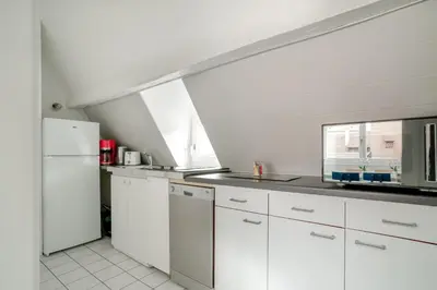 Cuisine ou kitchenette dans l'établissement LOFT