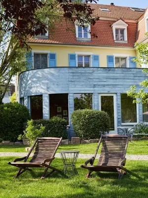 Jardin de l'établissement Les Prés D'ondine
