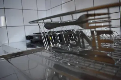 Cuisine ou kitchenette dans l'établissement Les Locations de Stéphanie ,Gite Le Verger