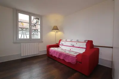Un ou plusieurs lits dans un hébergement de l'établissement Chambre chez l'habitant Le Rouge-Gorge - Cœur de Riquewihr - 2 personnes