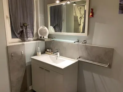 Salle de bains dans l'établissement J'irai dormir chez vous