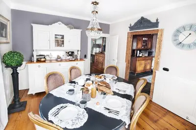 Coin salon dans l'établissement Le Clos Marguerite - Maison d'Hôtes