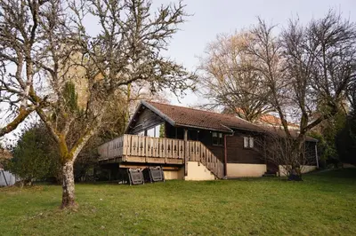Jardin de l'établissement Au Chalet d'Aline - Atypique pour 4 personnes