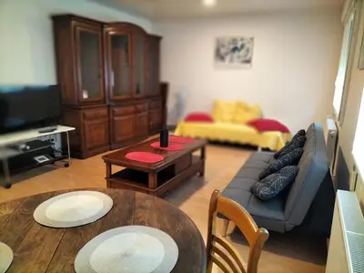Coin salon dans l'établissement ESCAPADE
