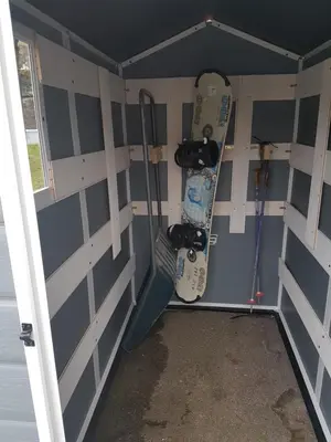Salle ou équipements de sports de l'établissement La Pinéguette maison 12 personnes spa 6 pers décoration chalet sauna 4 pers