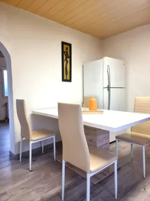 Coin salon dans l'établissement MAISON COSY 7 minutes des frontières