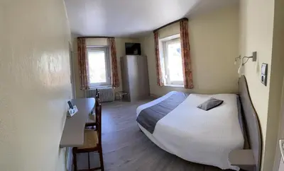 Un ou plusieurs lits dans un hébergement de l'établissement Hostel de La Grande Cascade