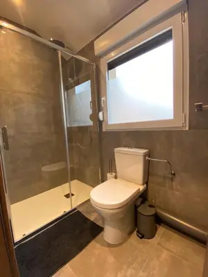 Salle de bains dans l'établissement Gîte Magnolia Châtenois ALSACE