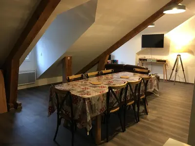 Télévision ou salle de divertissement dans l'établissement LE REFUGE DU VIEUX MOULIN