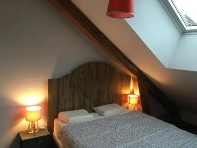 Un ou plusieurs lits dans un hébergement de l'établissement LE REFUGE DU VIEUX MOULIN