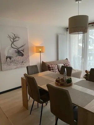 Coin salon dans l'établissement Gîte Les Lilas