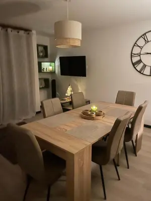Télévision ou salle de divertissement dans l'établissement Gîte Les Lilas