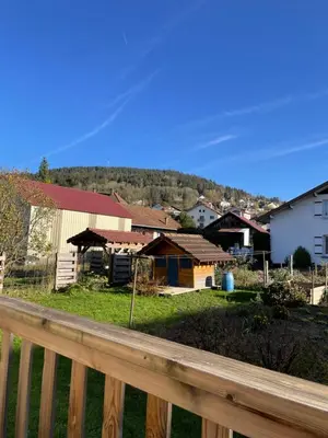 Vue générale sur la montagne ou vue sur la montagne depuis l'appartement