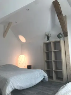 Un ou plusieurs lits dans un hébergement de l'établissement Auberge du Parc
