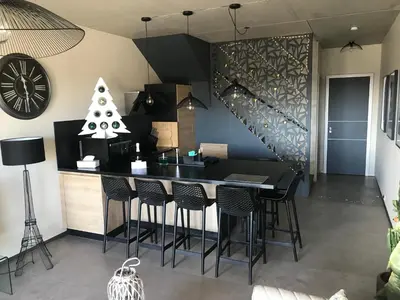 Cuisine ou kitchenette dans l'établissement TheGuthPlace
