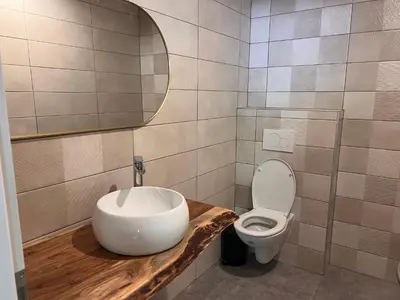 Salle de bains dans l'établissement Hohneck - Studio de Montagne La Bresse / Gerardmer