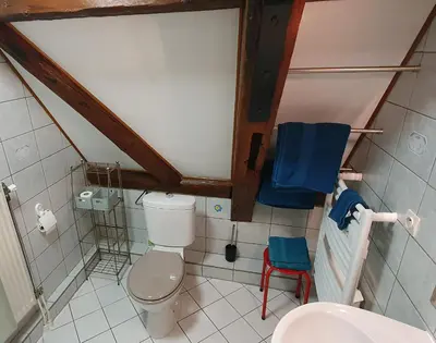 Salle de bains dans l'établissement Gaby et Georges