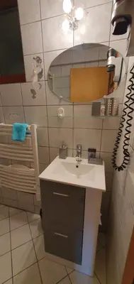 Salle de bains dans l'établissement Gaby et Georges