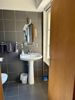 Salle de bains dans l'établissement Chambres d'Hôtes Le Felseneck