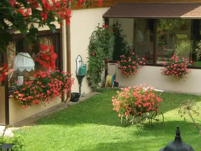 Jardin de l'établissement Romantic Studio Vacances