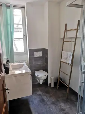 Salle de bains dans l'établissement chez Coco
