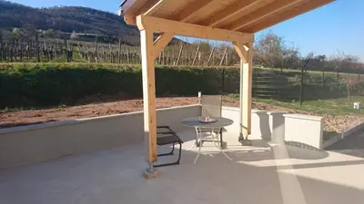 Balcon ou terrasse dans l'établissement Entre Histoire et Terroir - 2 Gîtes de Charme
