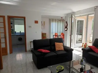 Coin salon dans l'établissement Appartement FOCH à COLMAR