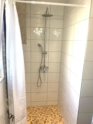 Salle de bains dans l'établissement Gite du Grillen Colmar