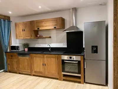 Cuisine ou kitchenette dans l'établissement Le cocon d’Emma