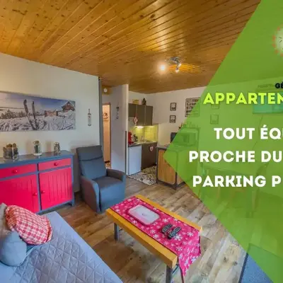 Joli appartement 'Les Airelles du Lac' T2
