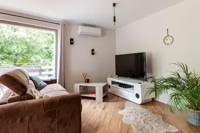 Télévision ou salle de divertissement dans l'établissement Gîte exceptionnel a Soultzbach les bains