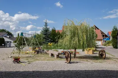 Jardin de l'établissement Les Jardins de Lo're'an