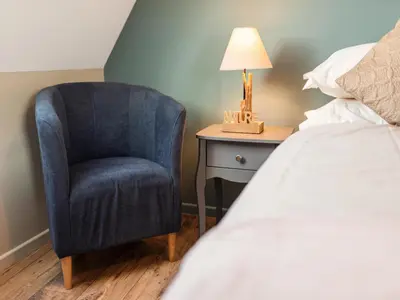 Un ou plusieurs lits dans un hébergement de l'établissement Apartment in Dambach near Vineyards