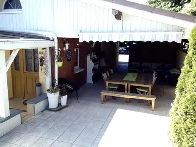 Terrasse ou espace extérieur de l'établissement LE JR 70 Relais Motards