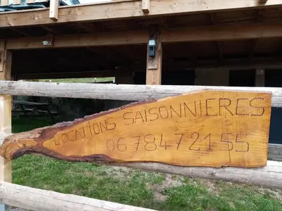 Plan de l'établissement Chalet Le rustique vue sur le lac