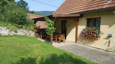 Vue générale sur la montagne ou vue sur la montagne depuis la maison de vacances