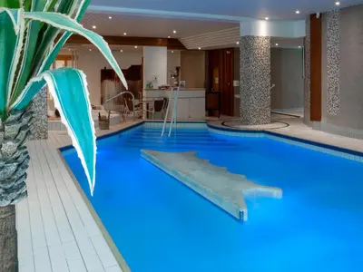Piscine de l'établissement Les Appartements du Parc - Accès piscine et spa ou située à proximité